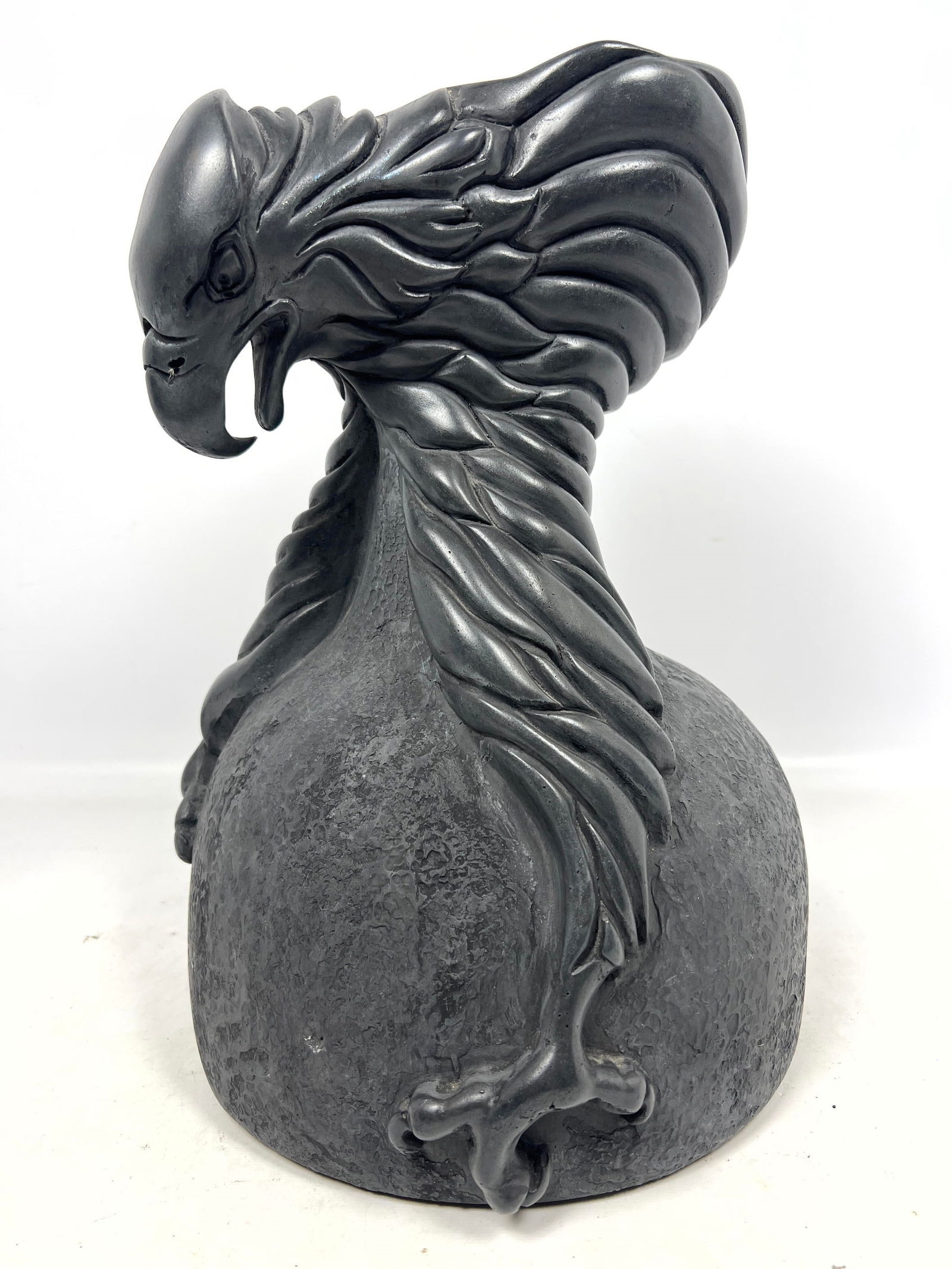 Robert Rivkin | Robert Rivkin 97 Stoneware Eagle Vase. Signed (11 ...