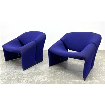 Pierre Paulin Groovy Arm chairs for Artifort F580 - Pierre Paulin