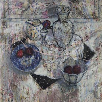 STILL LIFE WITH POMEGRANATES - Angela Proctor