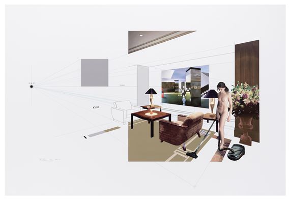 Chiara & Chair (not in Lullin) by Richard Hamilton, 2004