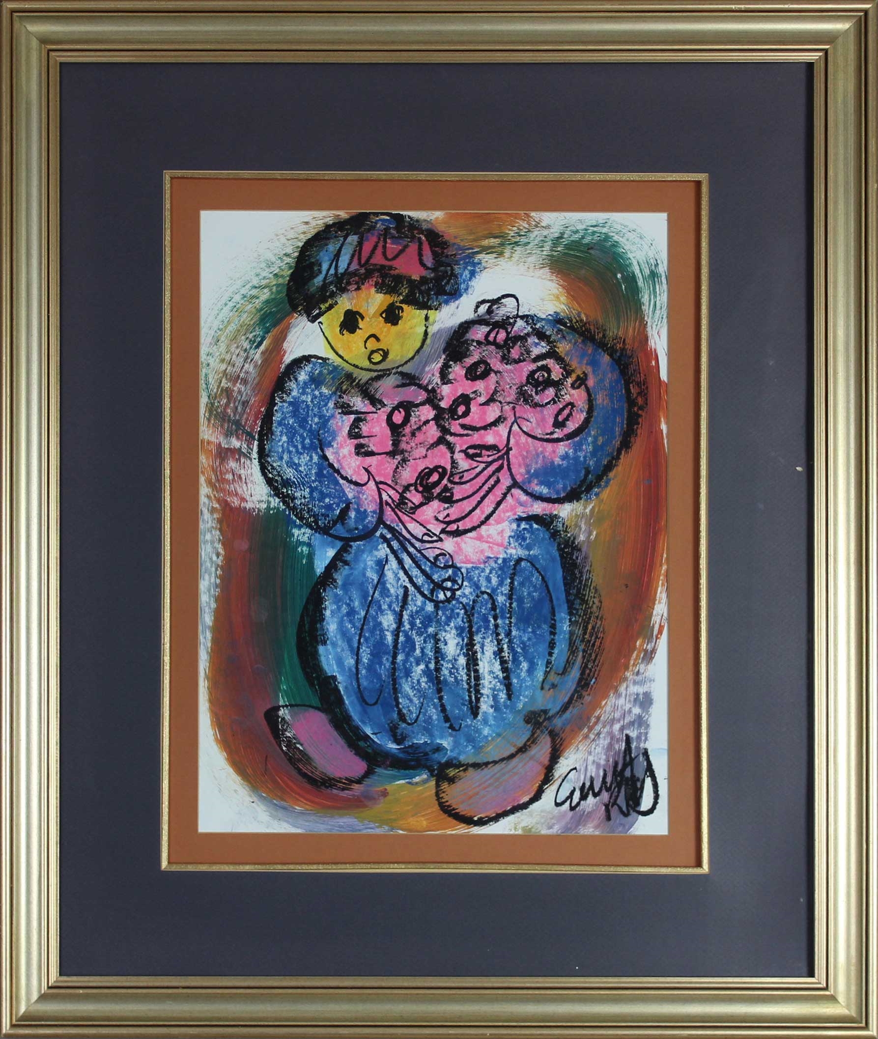 Emma Ray | Figure Holding Flowers (20th century) | MutualArt