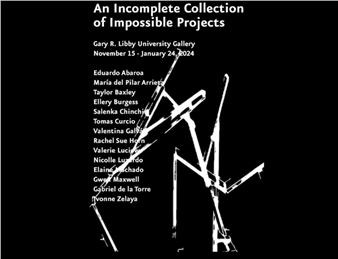 An Incomplete Collection Of Impossible Projects - University of Florida University Galleries
