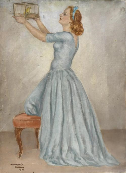 Ramón Rogent | WHITE RABBIT (1940) | MutualArt