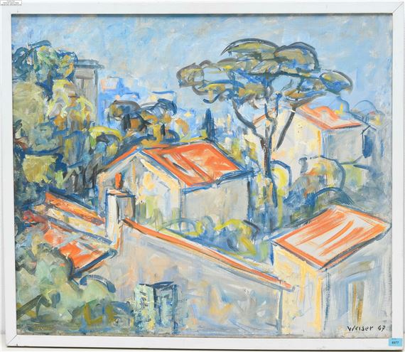 Toits de Provence by Heini Waser, 1967