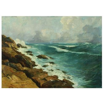 Paesaggio marino della Bretagna - Géza Zorad