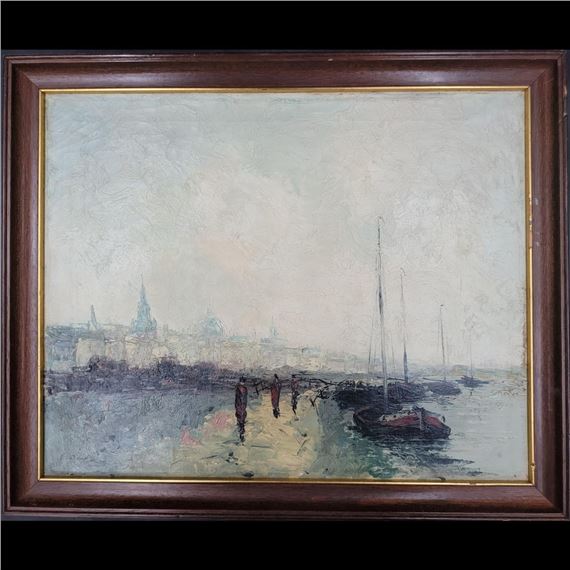 Eugène Louis Boudin | Eugene Boudin (1824 - 1898) Signed Oil On