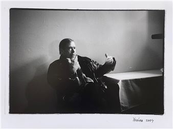 Václav Havel u stolu - Oldřich Škácha