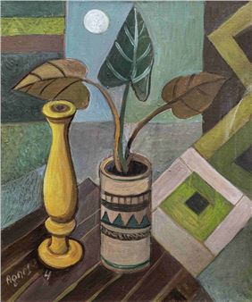 Still Life with Plant - Agnieszka Korczak-Ostrowska