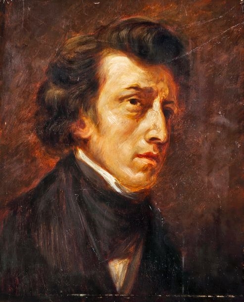 Pierre Andrieu Portrait Of Fr d ric Chopin MutualArt