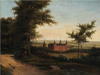 View towards Frederiksborg Castle - Ida Marie Margrethe Heerfordt