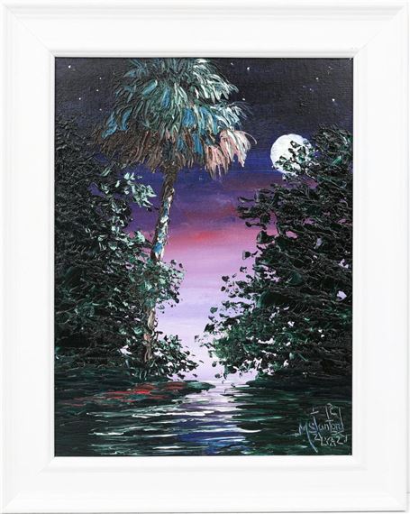 MARK STANFORD FLORIDA ARTIST MIDNIGHT MAUVE by Mark Stanford, 2004