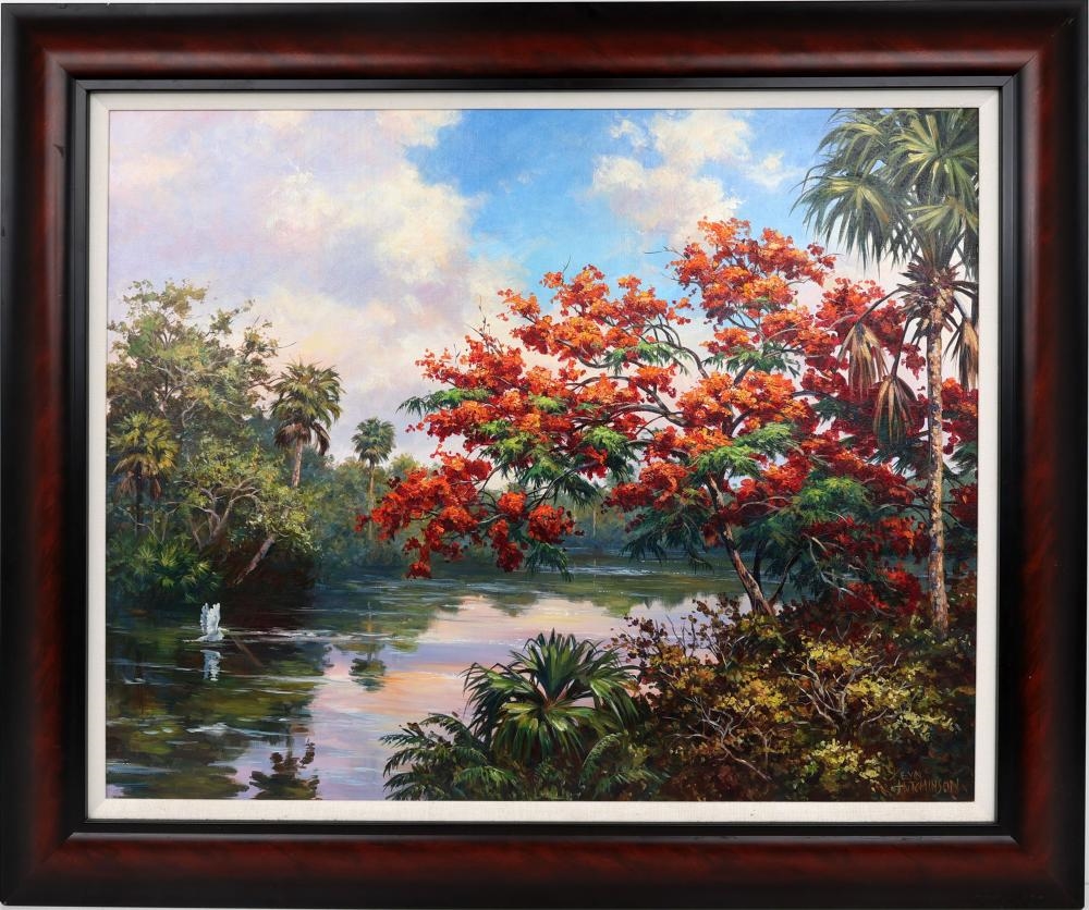 Artwork by Kevin Hutchinson, KEVIN HUTCHINSON FLORIDA ARTIST POINCIANA, Made of oil on canvas