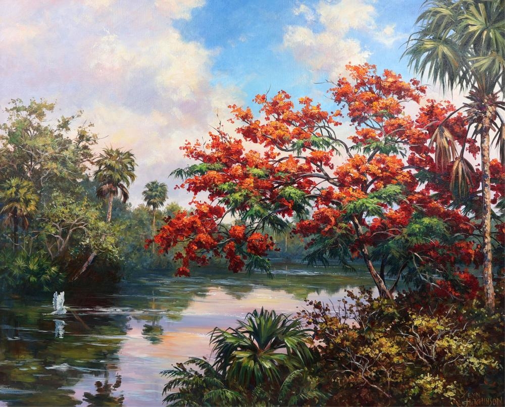 Artwork by Kevin Hutchinson, KEVIN HUTCHINSON FLORIDA ARTIST POINCIANA, Made of oil on canvas