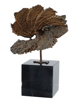 A CONTEMPORARY ABSTRACT BRONZE SCULPTUE - James A. Dixon