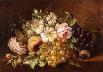 Stillleben - Auguste Jean Baptiste Graux