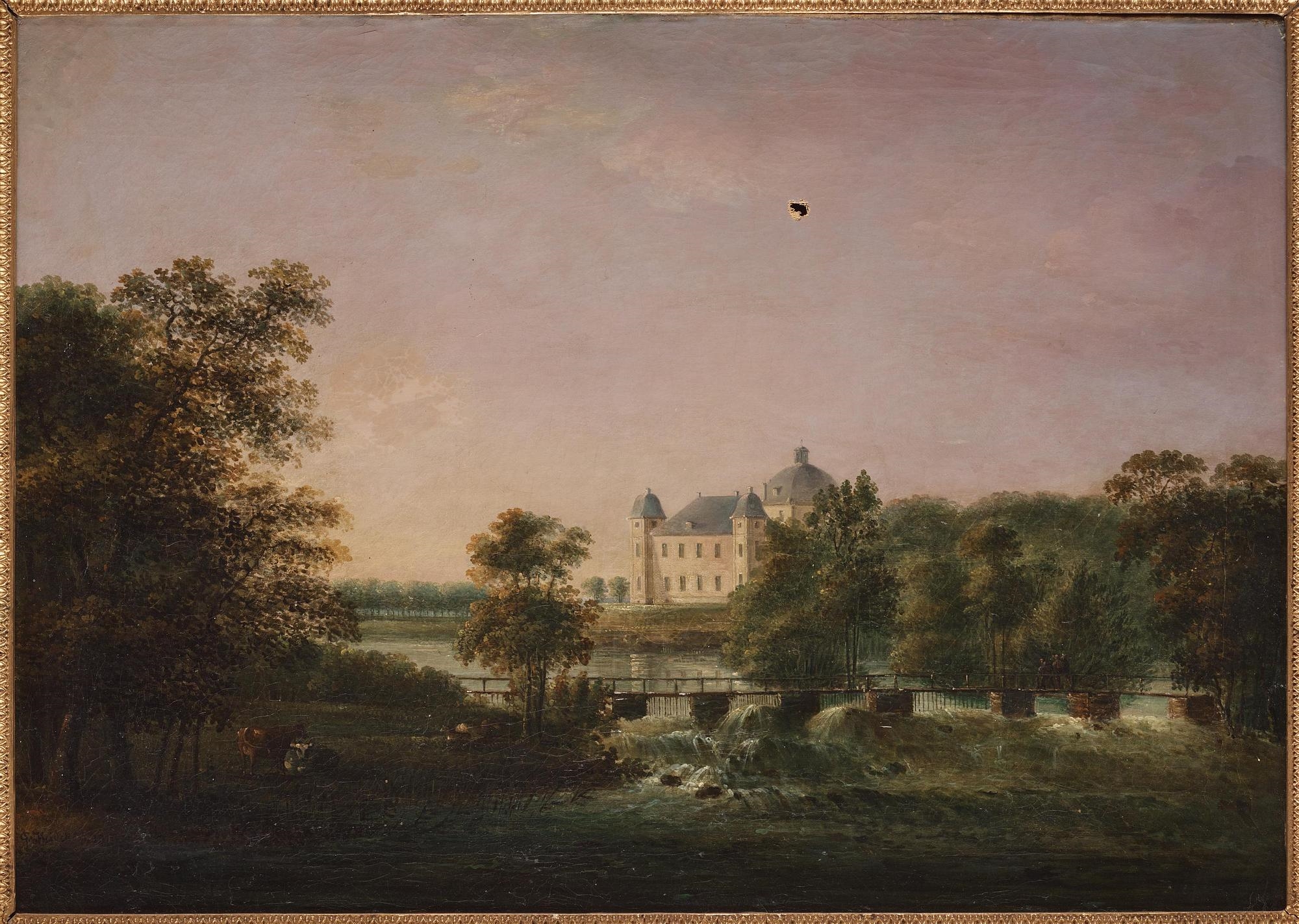 Artwork by Pehr Gustaf Von Heideken, Strömsholm Castle, Västmanland, Made of Canvas