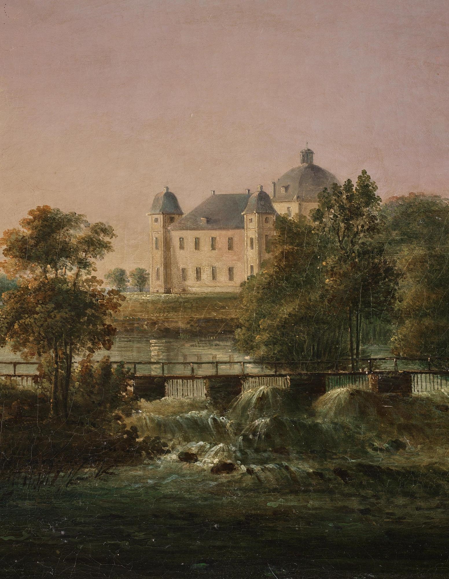Artwork by Pehr Gustaf Von Heideken, Strömsholm Castle, Västmanland, Made of Canvas