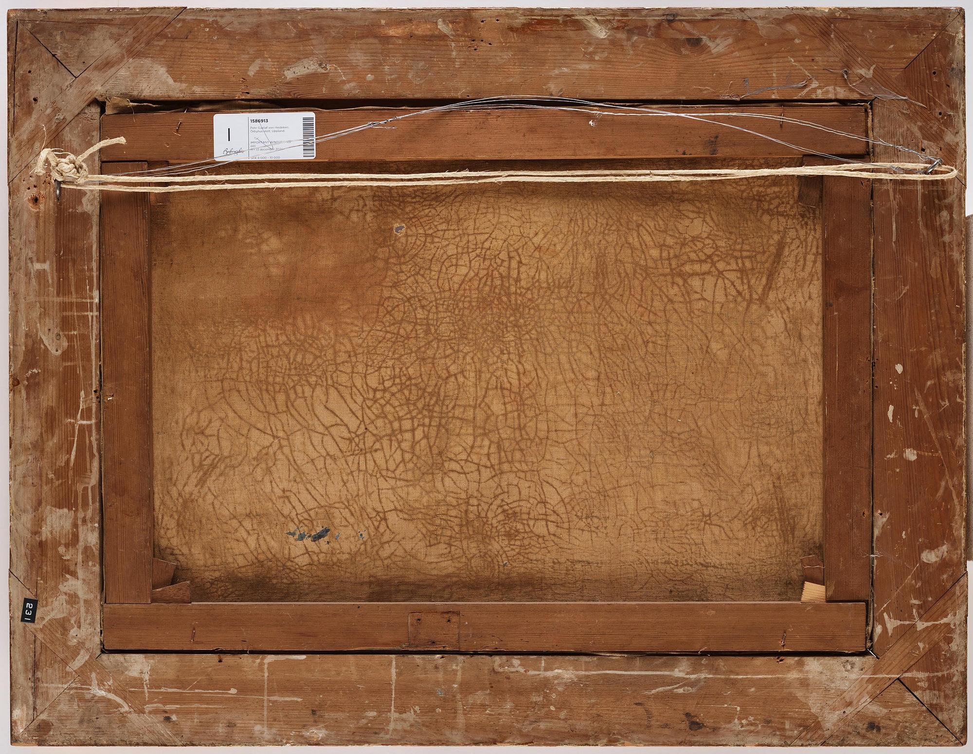 Artwork by Pehr Gustaf Von Heideken, Strömsholm Castle, Västmanland, Made of Canvas