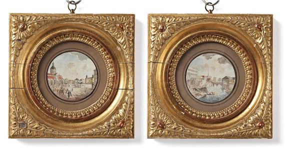 Towards Kungsträdgården with Jacobs Church and the Makalös Palace/Stockholm Palace and Norrström - Martin Rudolph Heland