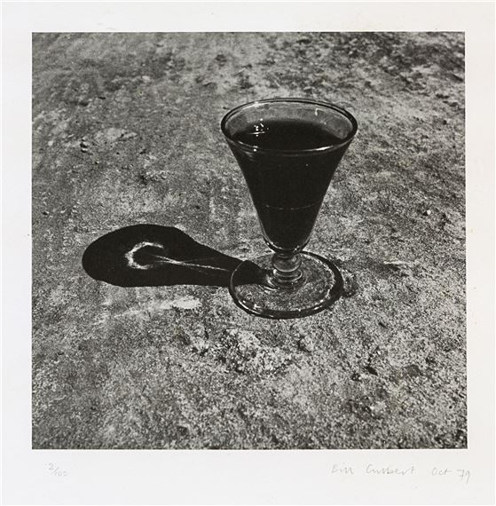 Small Glass Pouring Light by Bill Culbert, dated Oct '79