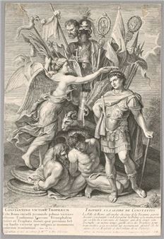 Trophée à la gloire de Constantin - Jacques Nicolas Tardieu