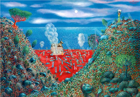 The Adoration of the Golden Calf by Tamás Galambos, 1988