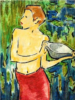 Garçon algérien sur le marché (Algerian Boy in the Bazaar - Margit Móricz