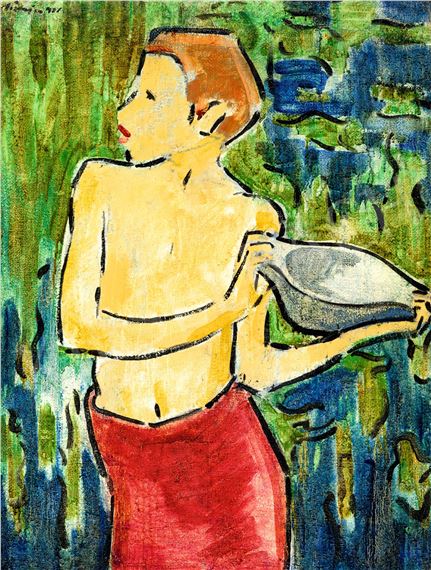 Garçon algérien sur le marché (Algerian Boy in the Bazaar by Margit Móricz, 1929