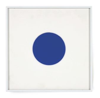 Yves Klein | Disque bleu - IKB 54 (1957) | MutualArt