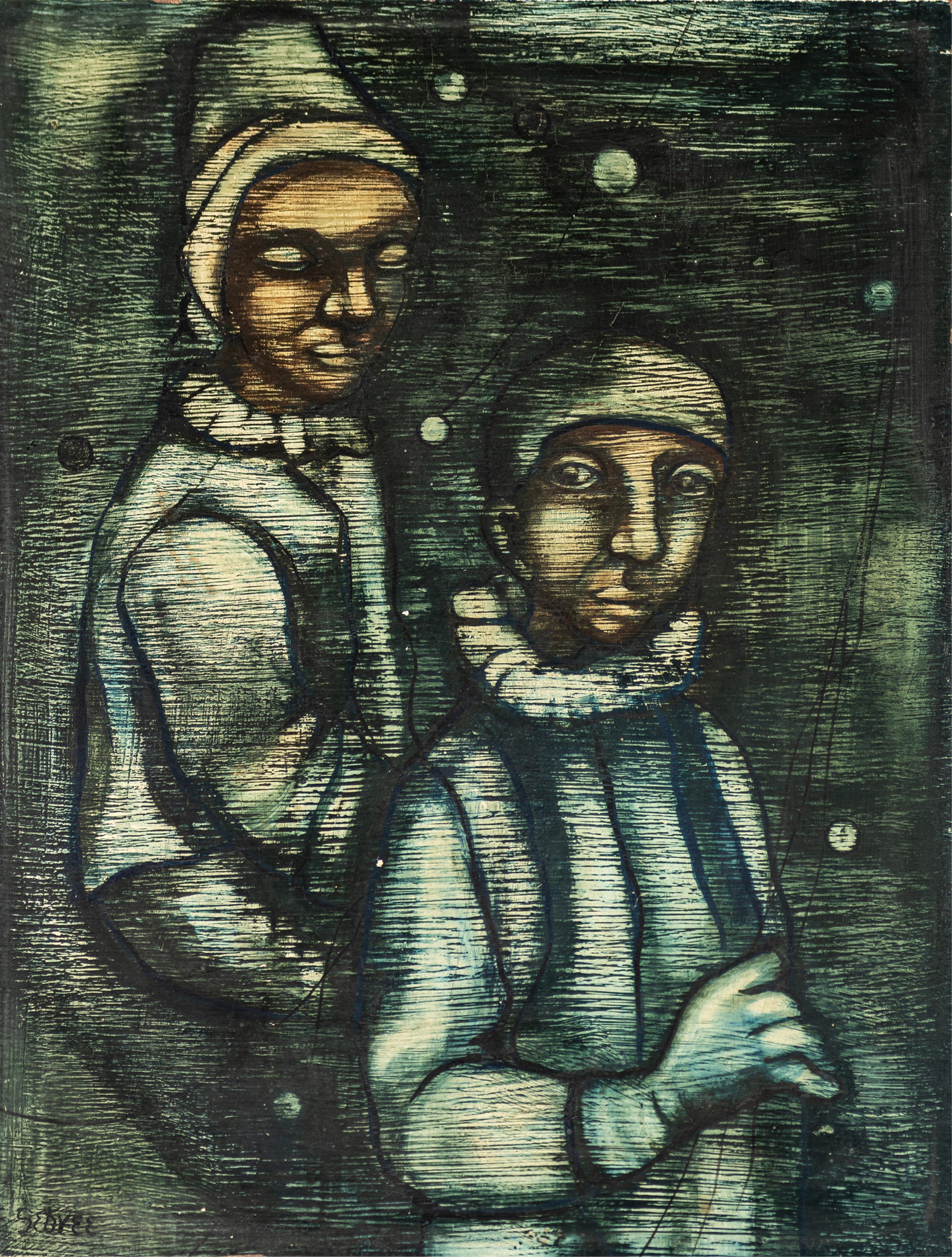 Charles Sebree | Two Saltimbanques | MutualArt