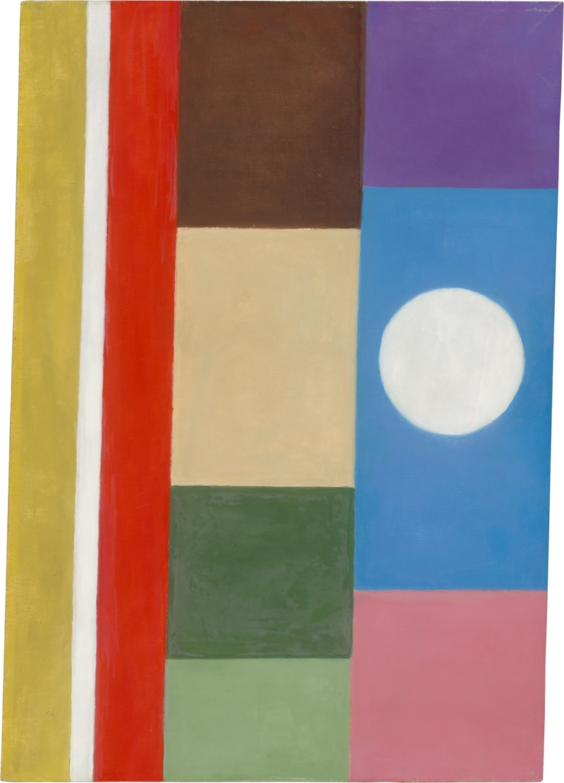 Artwork by Hans Busse, Geometrische Komposition, Made of oil on canvas