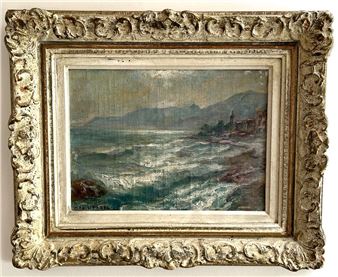 Mittelmeerküste bei Bordighera (Richtung Monaco) - Max Usadel