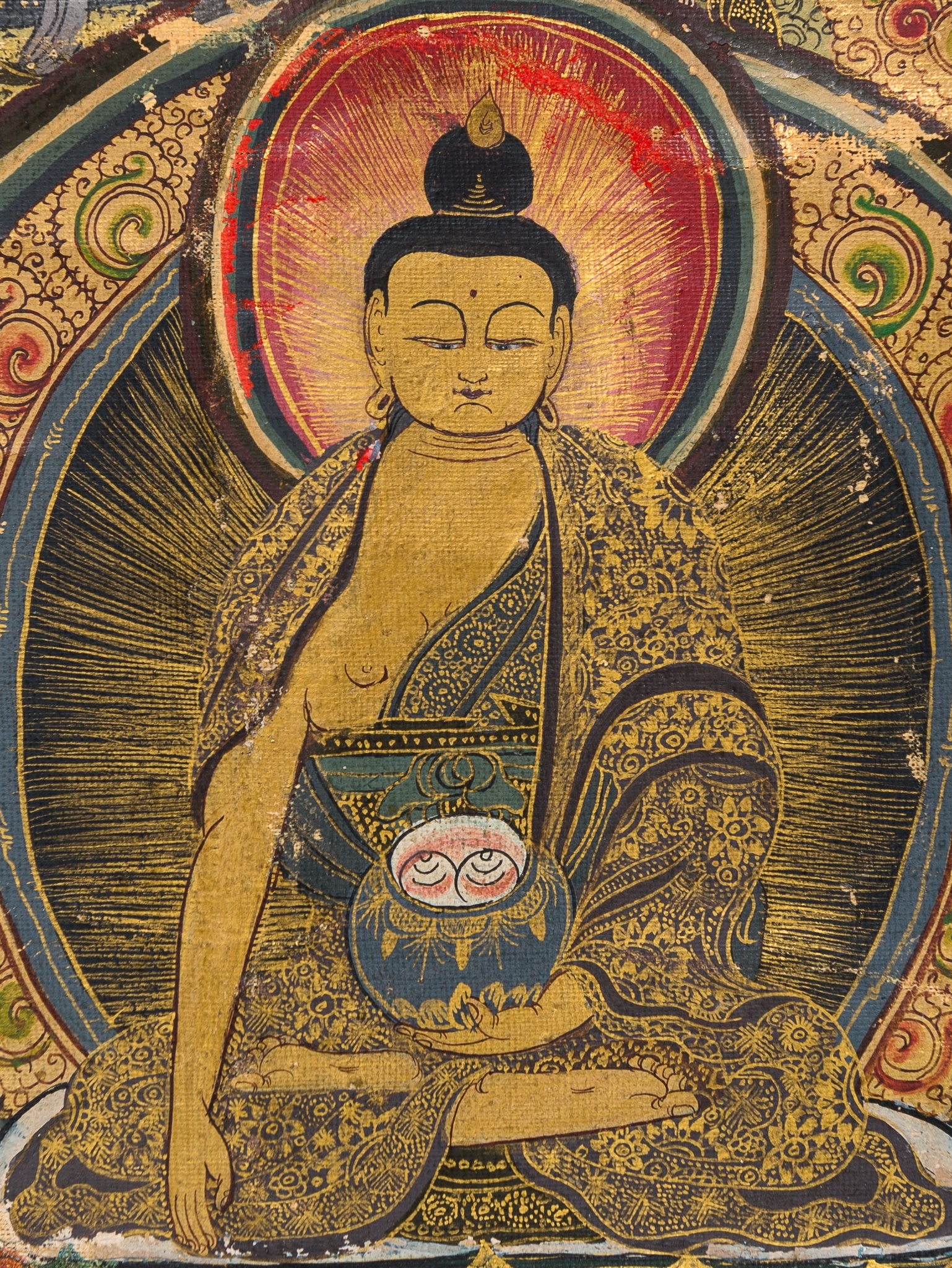 Tibetan School, 19th Century | A THANGKA WITH SCENES FROM THE LIFE OF ...