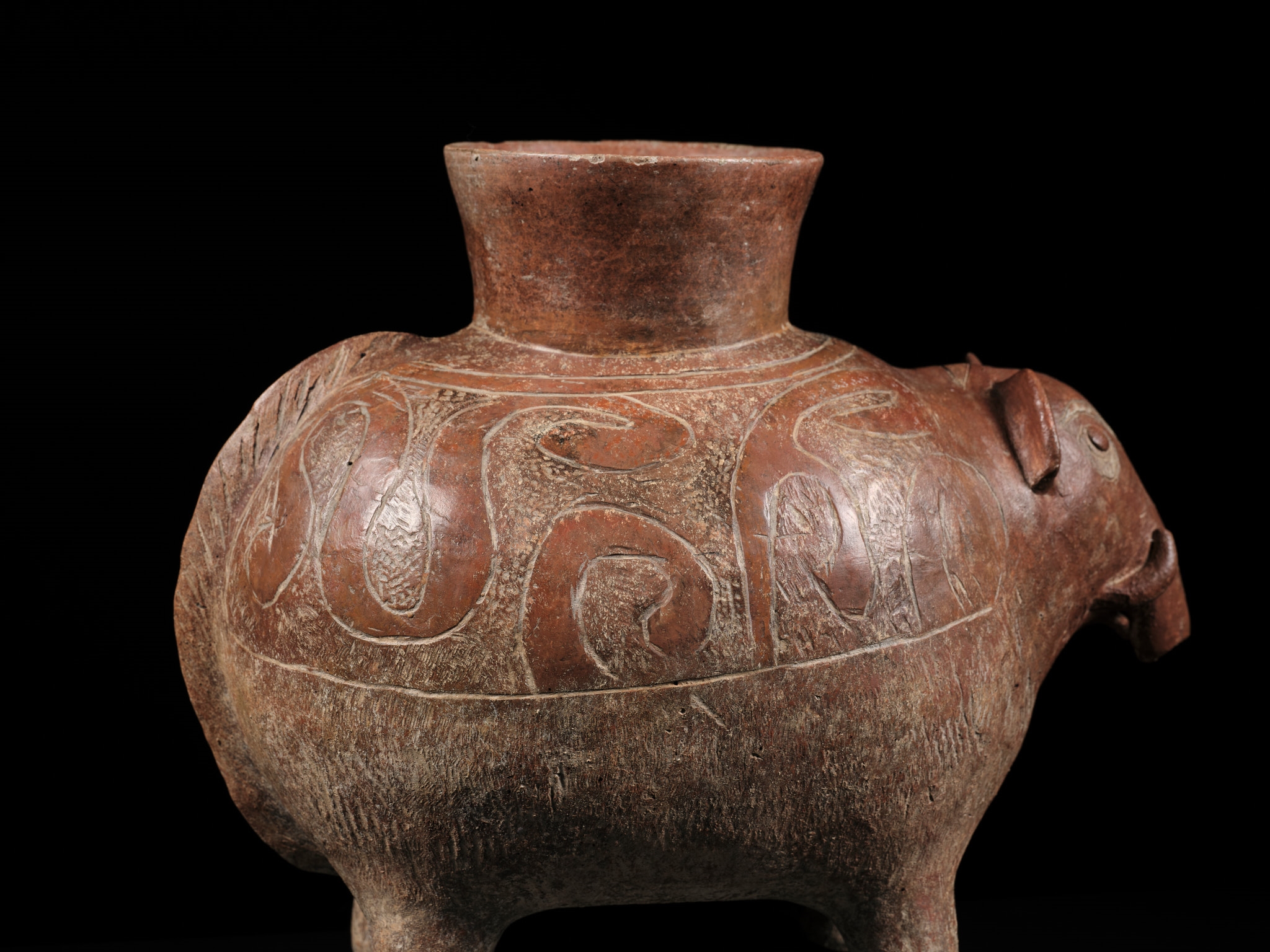 Thai School, 15th Century | A LARGE CEREMONIAL VESSEL IN THE FORM OF A ...
