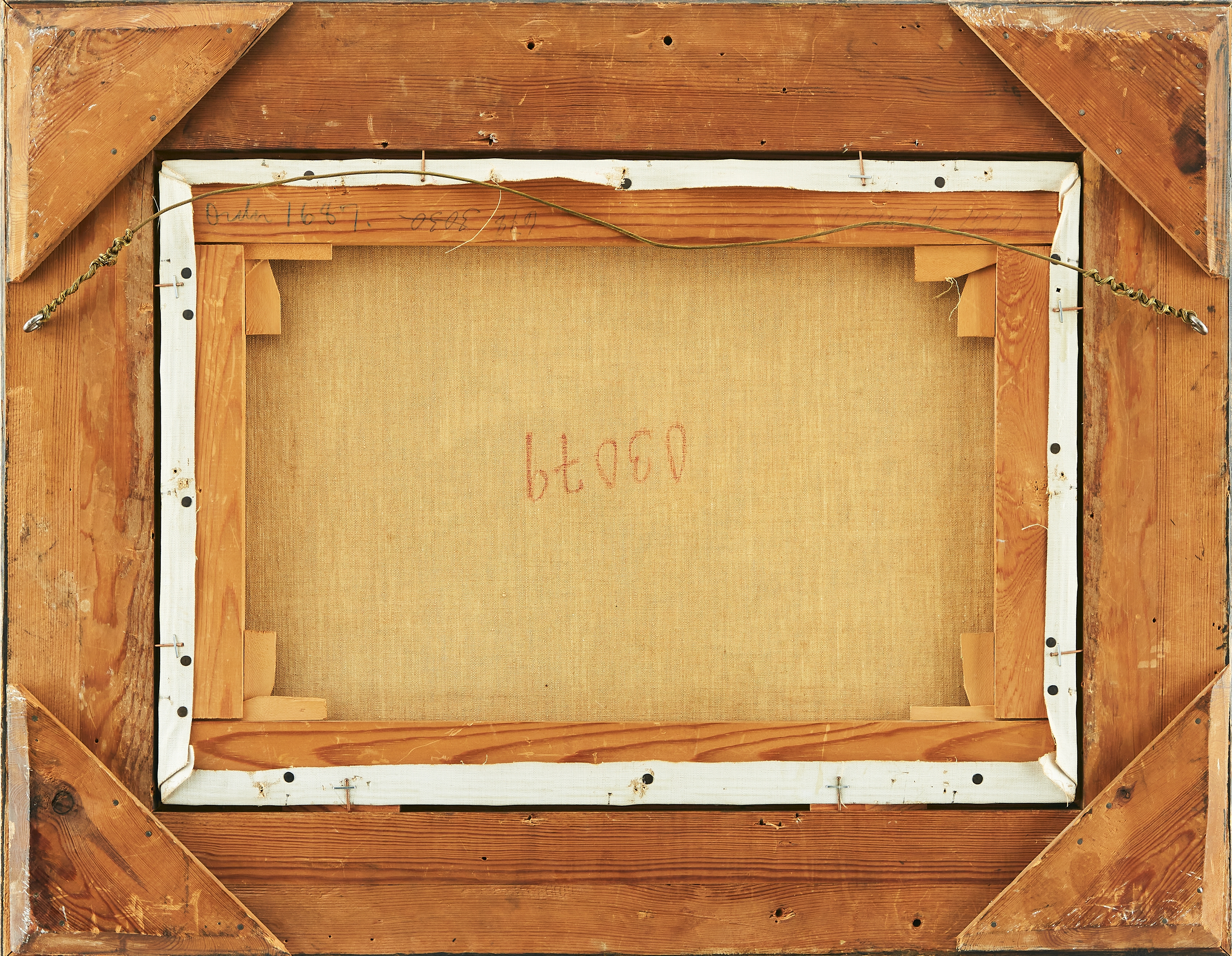 Artwork by Bruno Liljefors, Räv och hare i vinterlandskap. Signerad Bruno Liljefors, Made of oil on canvas