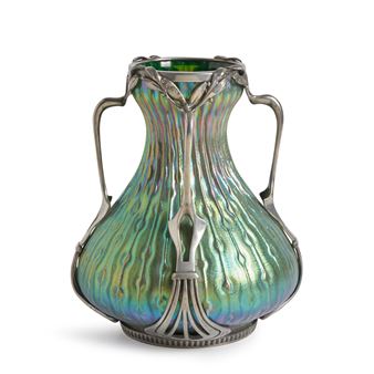 Czech Republic, c. 1910, impressed stamped marks on frame "053" and a crown, ht. 9 1/2 in - Wilhelm Kralik Söhne