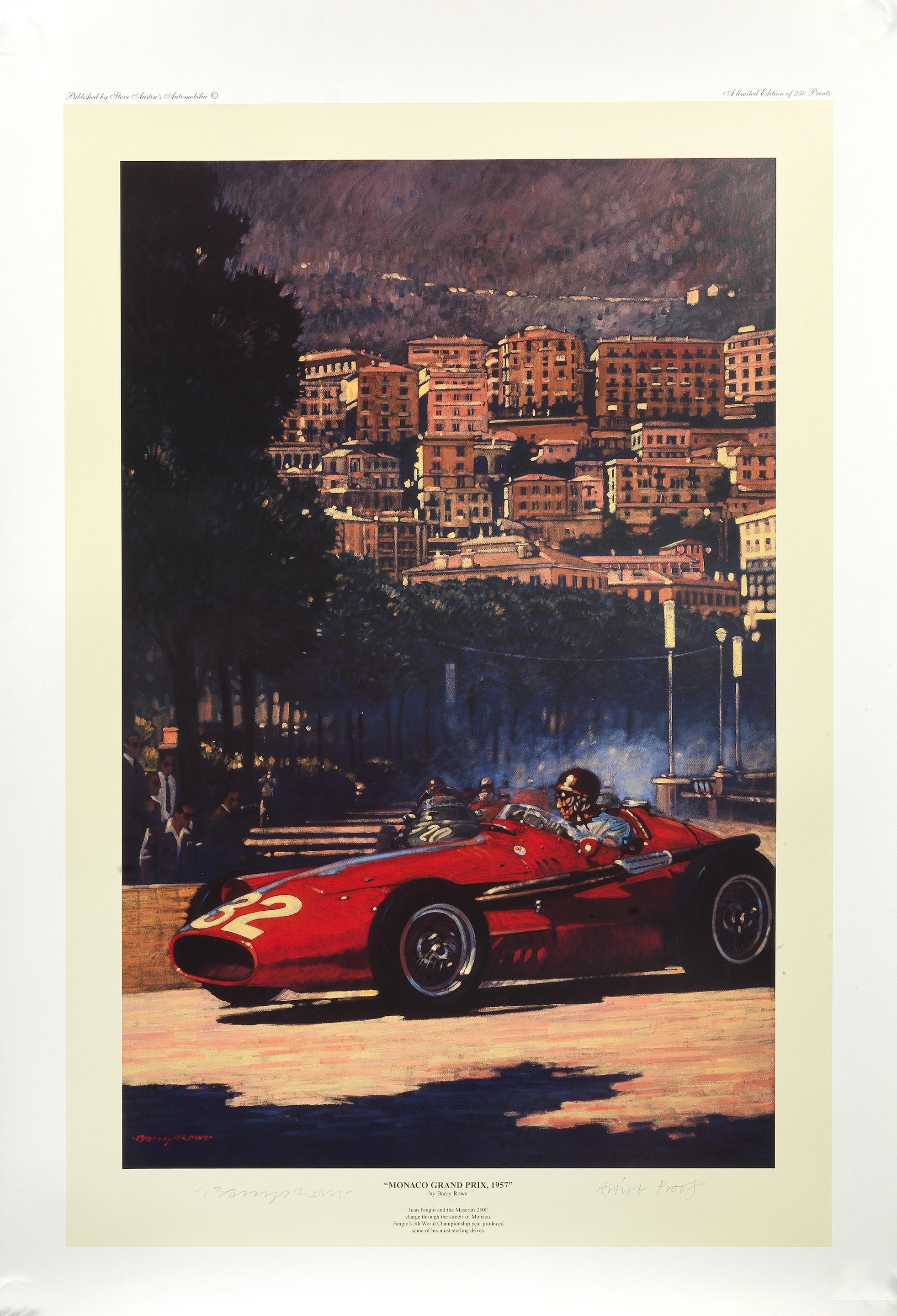 Barry Rowe | Four motoring prints featuring artwork after Barry Rowe ...
