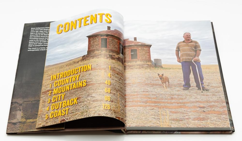 Artwork by David Darcy, Every Man & His Dog" by David Darcy, Australia (Hardcover with dusk jacket