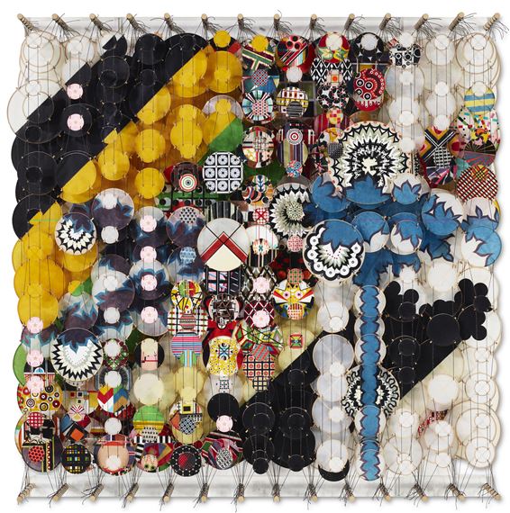 The Rebirth of Dawn and Day by Jacob Hashimoto, Executed in 2012