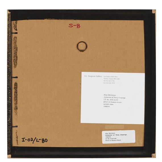 Allan McCollum | Collection of Thirty Drawings (1988 - 1990) | MutualArt