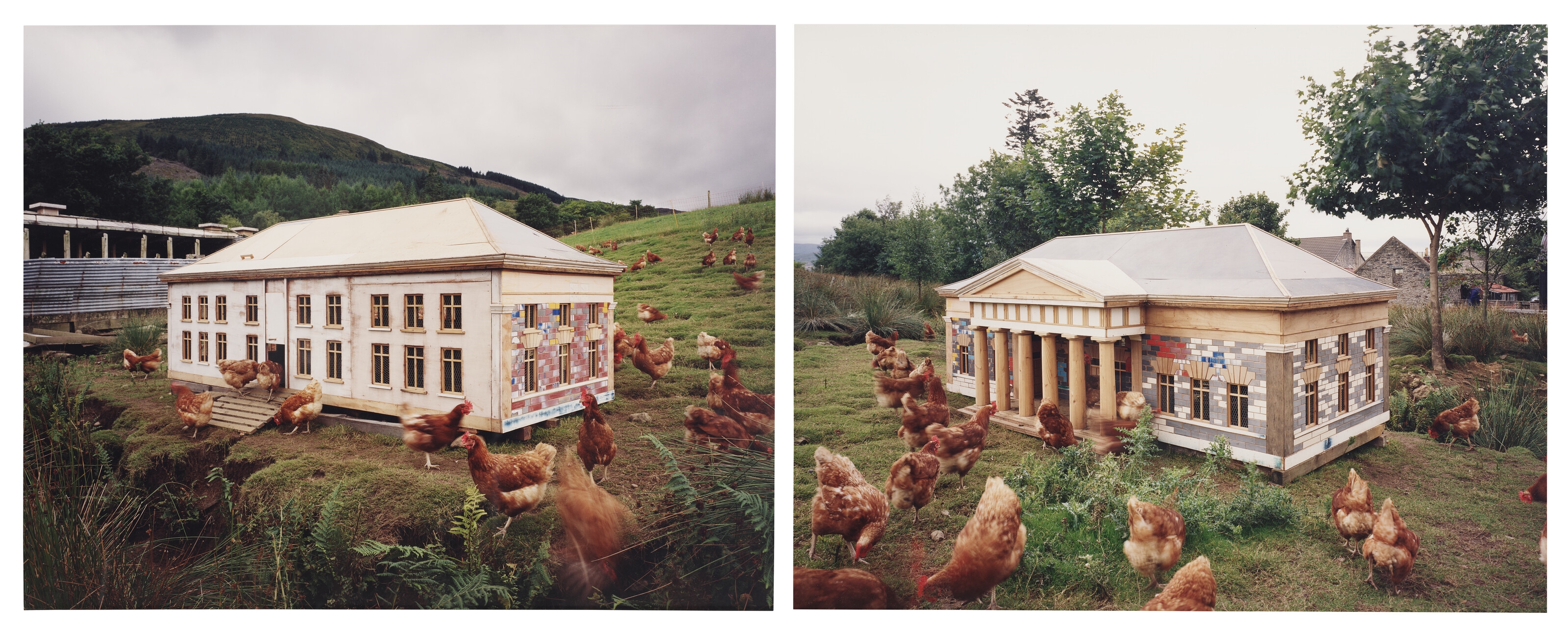 Artwork by Simon Starling, Burn Time, Made of chromogenic print mounted on sintra