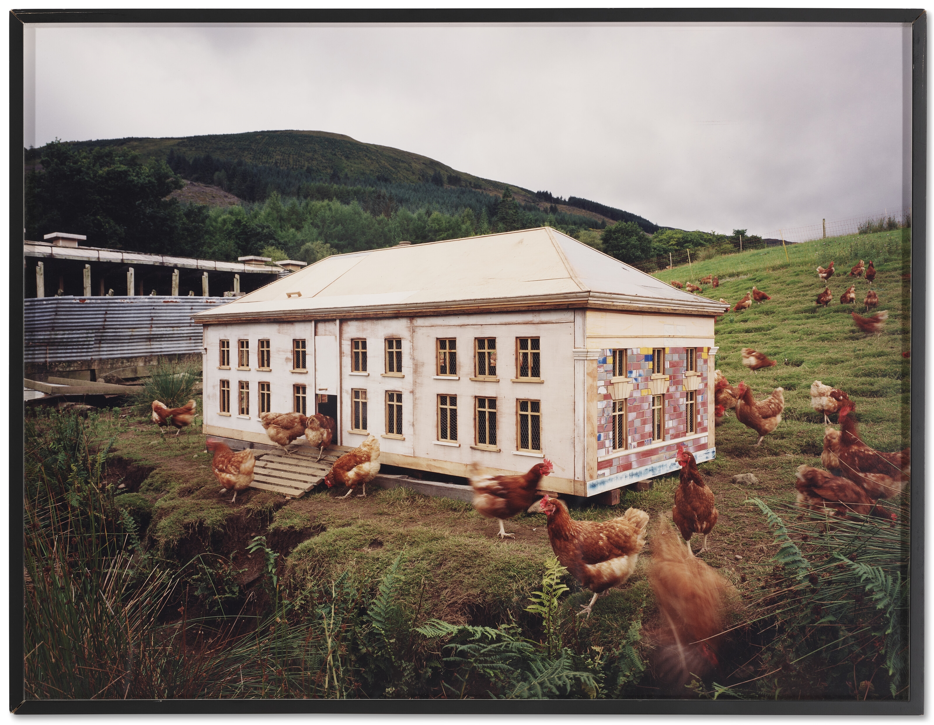 Artwork by Simon Starling, Burn Time, Made of chromogenic print mounted on sintra