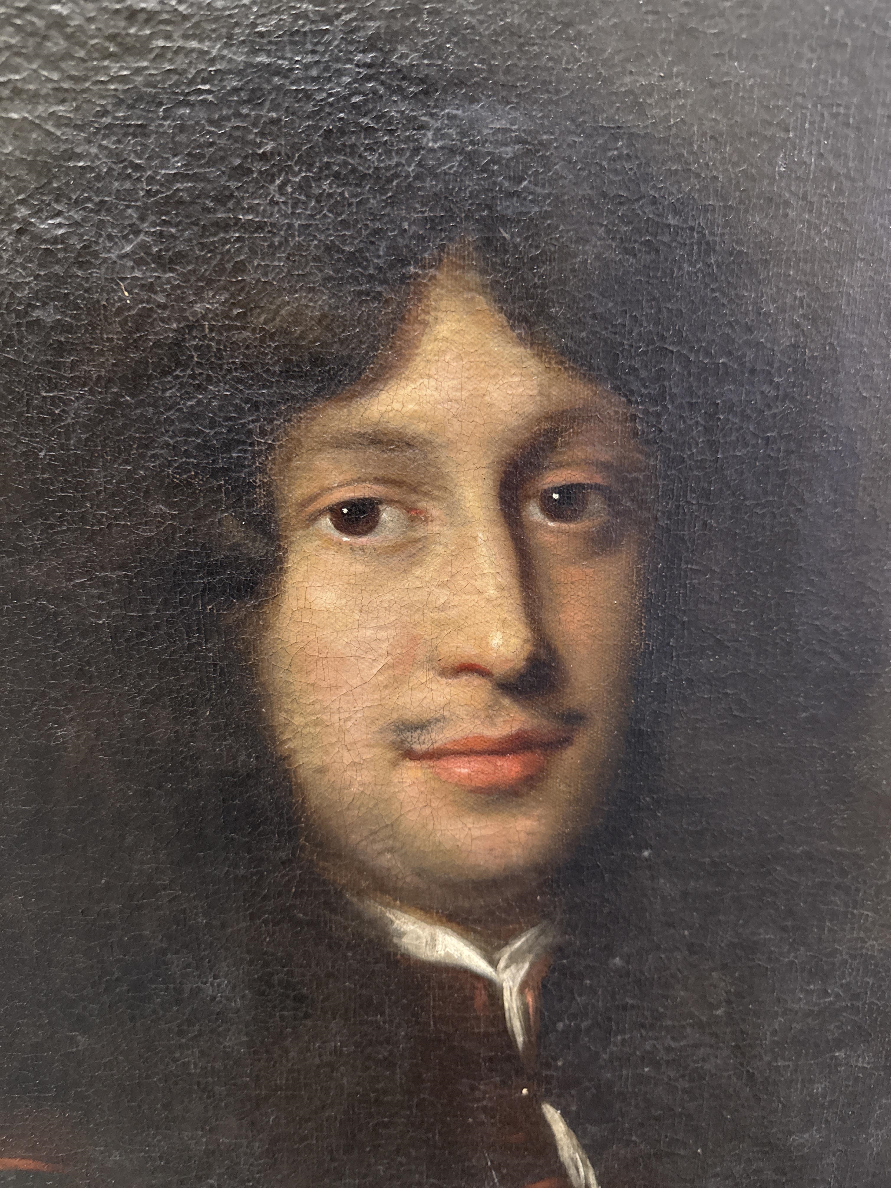 Artwork by Jan de Baen, A gentleman, Made of oil on relined canvas