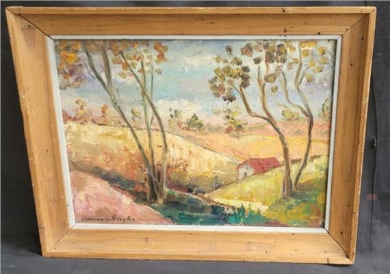 Simone De Virgile oil on board - Simone de Virgile