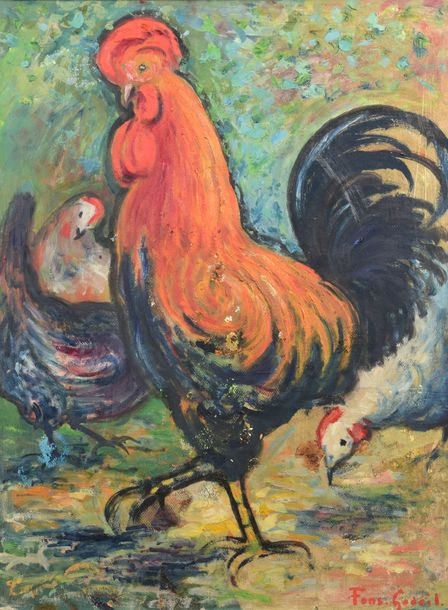 Artwork by André Fons Godail, Lot, Made of Oil on isorel