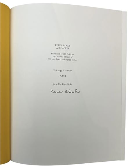 Peter Blake | Alphabets | MutualArt