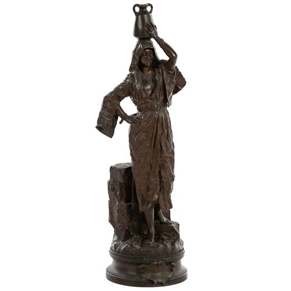 Gaston Veuvenot Leroux | Jeune Fiile Arabe (1854) | MutualArt