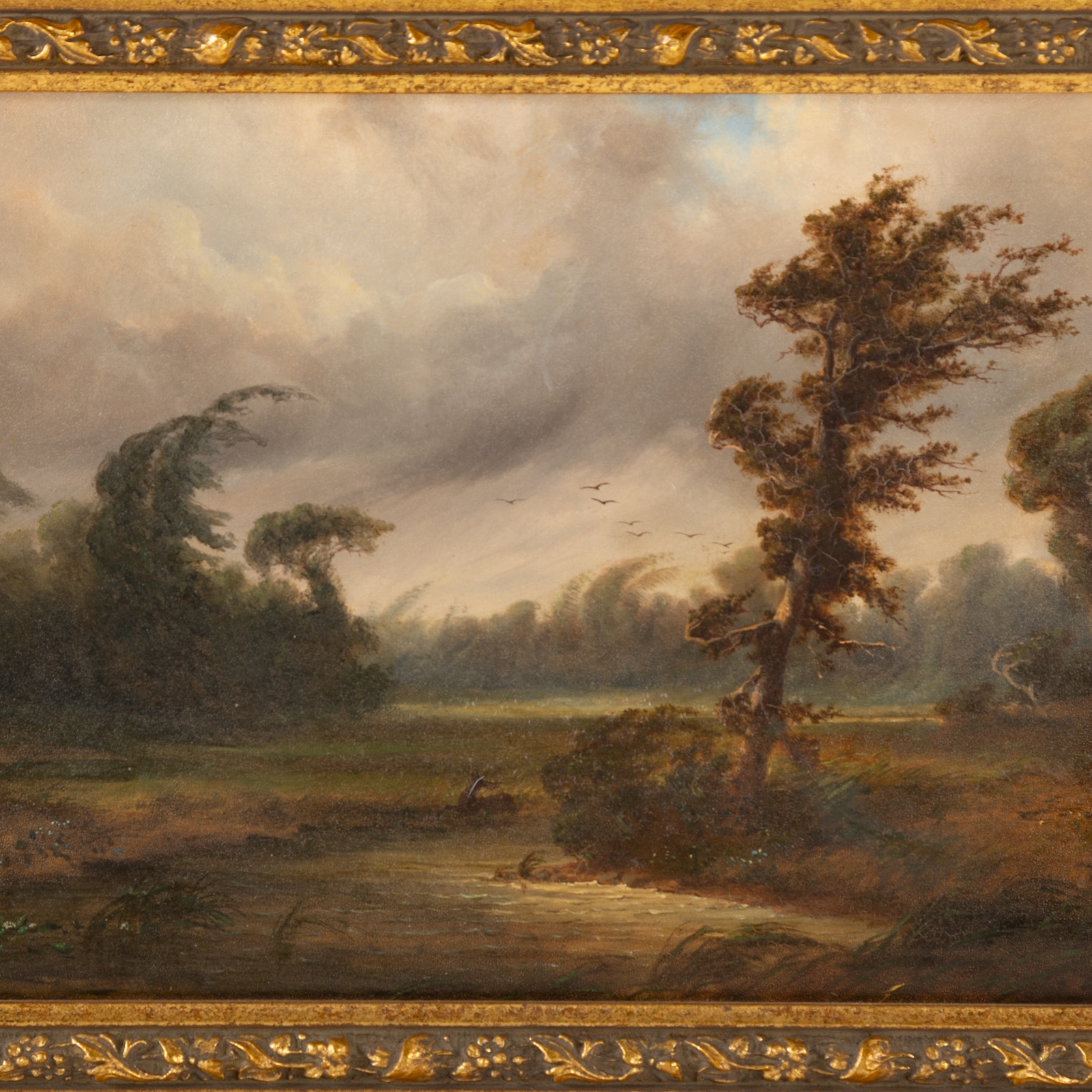 Artwork by John Beaufain Irving, Landscape, Made of Oil on board