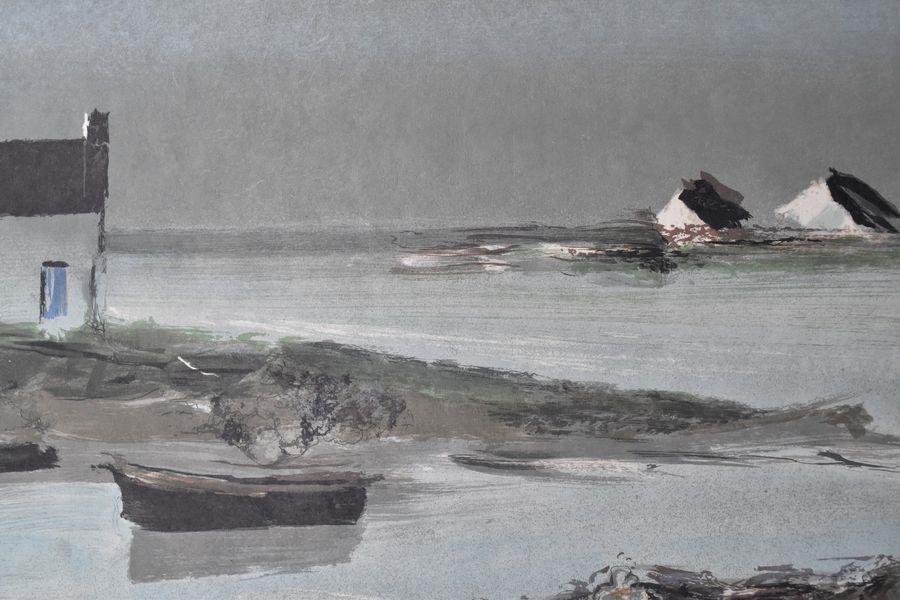 Georges Laporte | Barque au mouillage | MutualArt