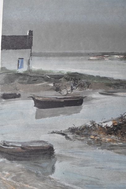 Georges Laporte | Barque au mouillage | MutualArt